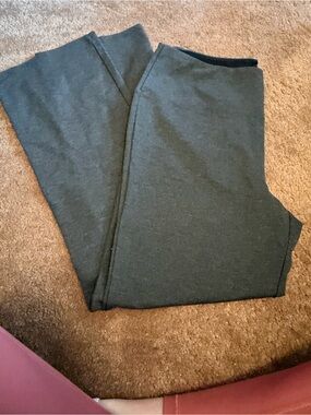 Liz Claiborne Charcoal Straight Leg Pants